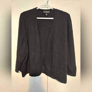 Lane Bryant Black‎ Open Cardigan Sweater
